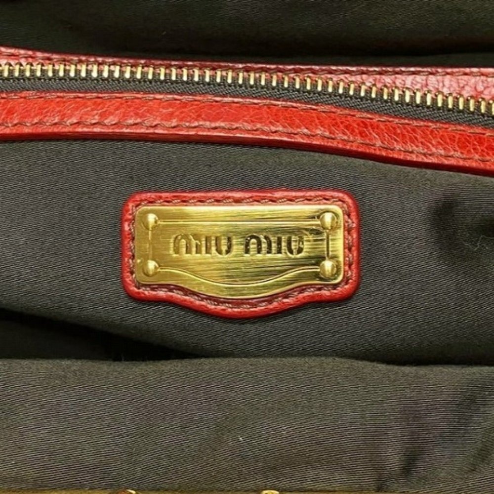 Miu Miu Miu Rn0533 2way Bag Shoulder Handbag Ladi… - image 5